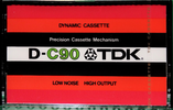 Compact Cassette TDK D 90 Type I Normal 1975 Europe, USA