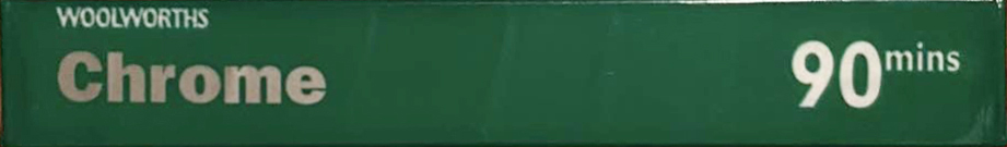 Compact Cassette Woolworths 90 Type II Chrome 1997 UK