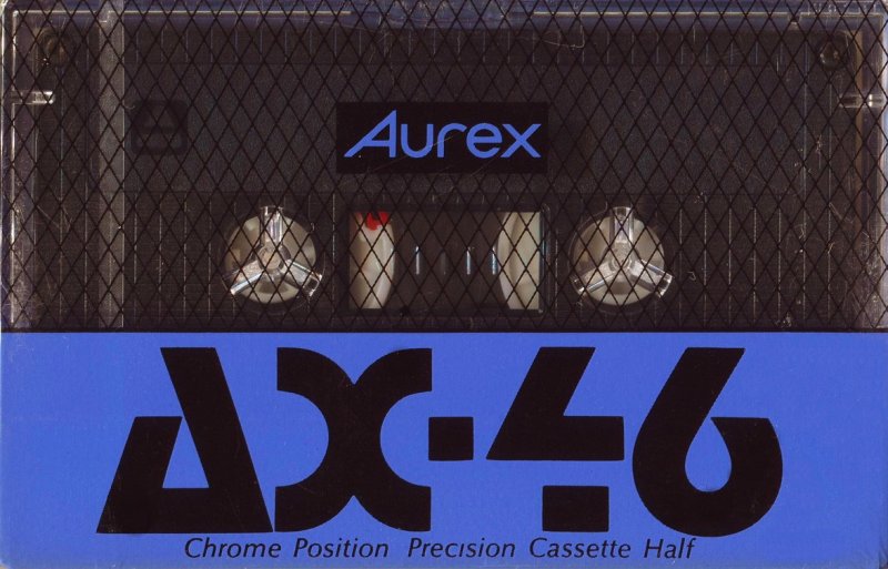 Compact Cassette Aurex AX 46 Type II Chrome 1987 Japan