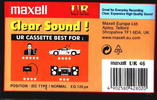 Compact Cassette Maxell UR 46 Type I Normal 2002 Europe