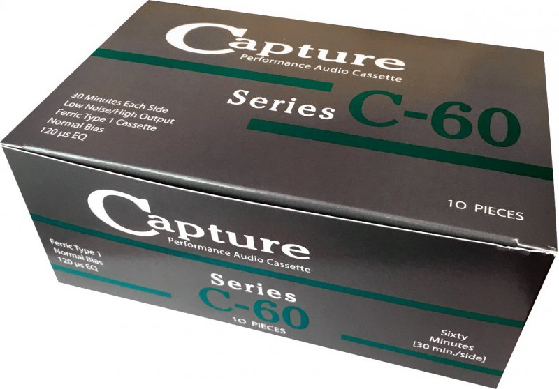 Compact Cassette Capture 60 Type I Normal 1983 USA