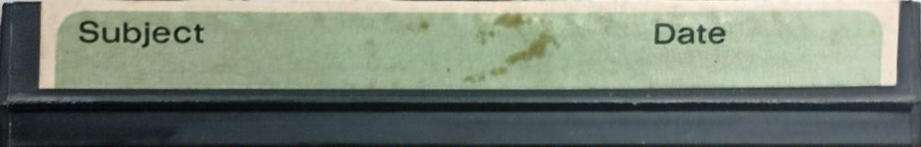 Compact Cassette Irish 261 30 Type I Normal 1971 USA