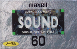 Compact Cassette Maxell Sound 60 "SD-60" Type I Normal 1999 Japan