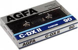 Compact Cassette AGFA C-DX II 90 Type II Chrome 1987 Europe