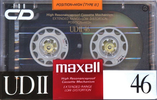 Compact Cassette Maxell UDII / UD2 46 Type II Chrome 1989 Japan