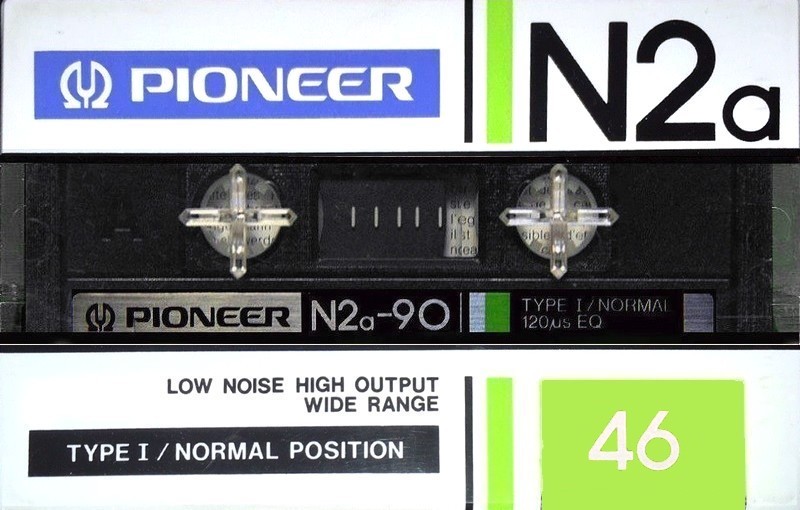 Compact Cassette Pioneer N2a 46 Type I Normal 1982 Japan