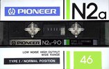Compact Cassette Pioneer N2a 46 Type I Normal 1982 Japan