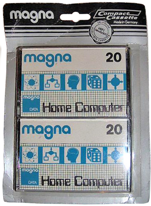 Blister Magna Home Computer 20 Computer Cassette 1981 Europe