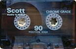 Compact Cassette Scott 90 "CQ" Type II Chrome Germany