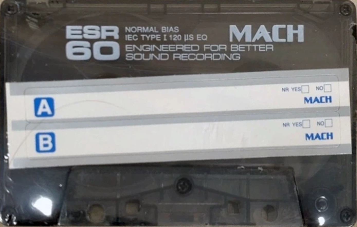 Compact Cassette Mach ESR 60 Type I Normal 1991 USA