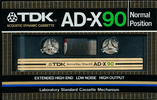 Compact Cassette TDK AD-X 90 Type I Normal 1982 Australia, Europe