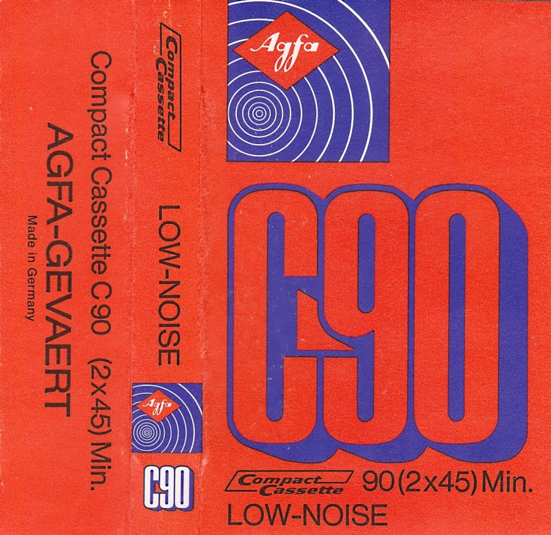 Compact Cassette AGFA 90 Type I Normal 1972 Germany