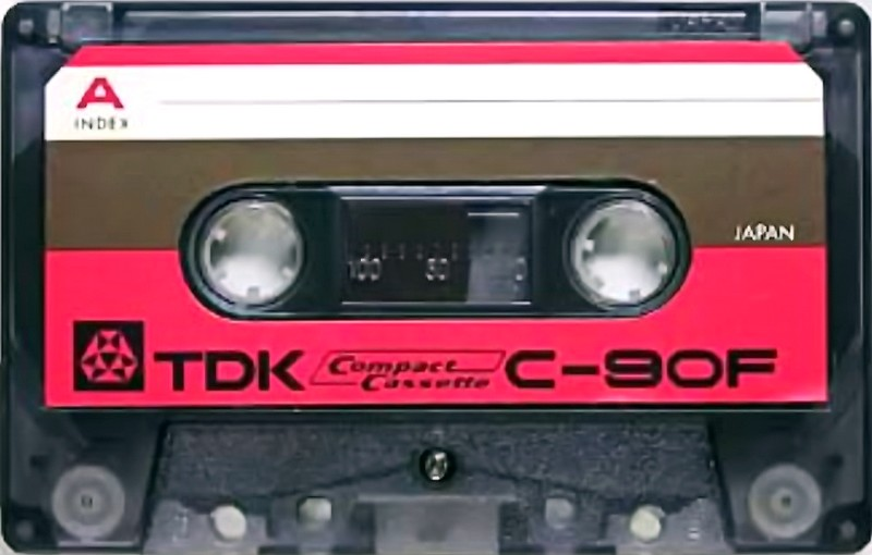 Compact Cassette TDK F 90 "C-90F" Type I Normal 1969 Japan