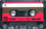 Compact Cassette TDK F 90 "C-90F" Type I Normal 1969 Japan