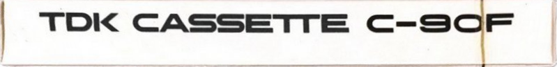 Compact Cassette TDK F 90 "C-90F" Type I Normal 1969 Japan