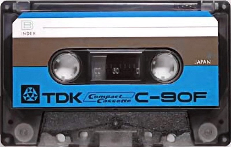 Compact Cassette TDK F 90 "C-90F" Type I Normal 1969 Japan