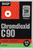 Compact Cassette BASF Chromdioxid 90 "Plastic case" Type II Chrome 1972 Europe