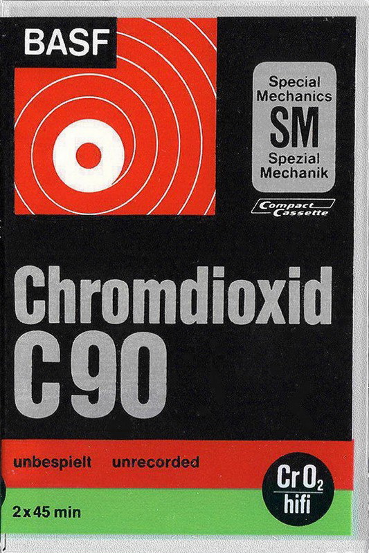 Compact Cassette: BASF  - Chromdioxid 90