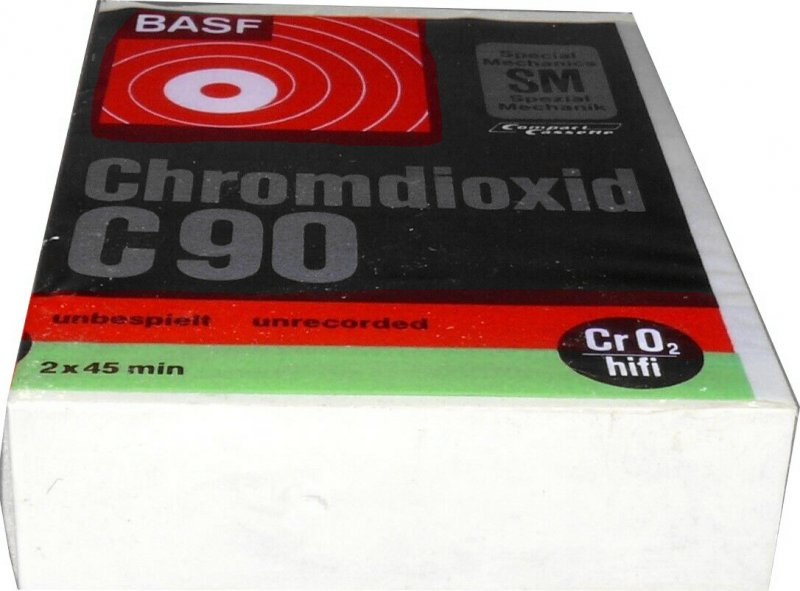 Compact Cassette: BASF  - Chromdioxid 90