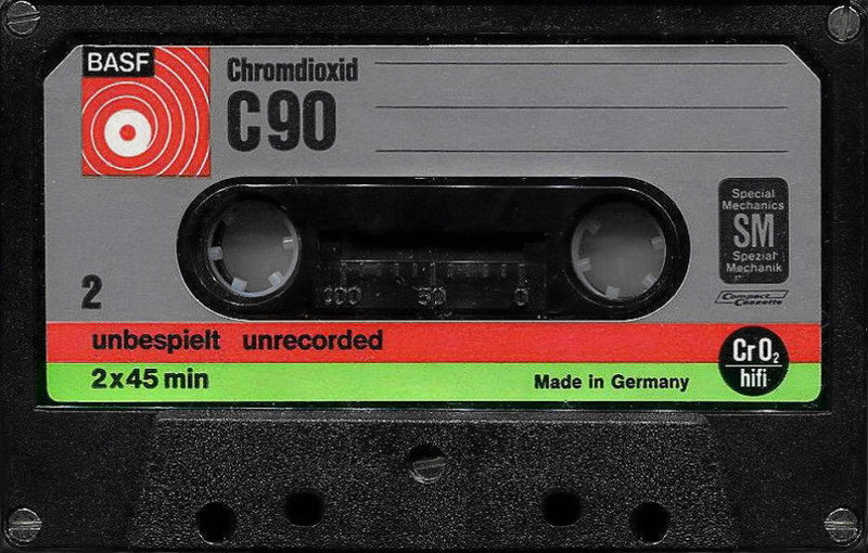 Compact Cassette: BASF  - Chromdioxid 90