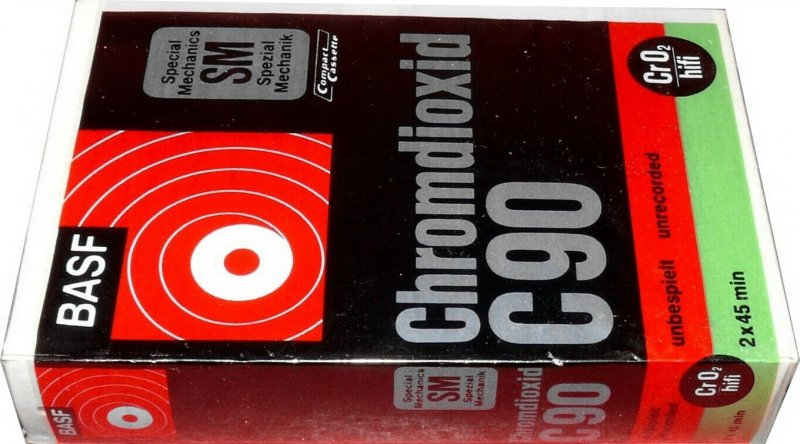 Compact Cassette: BASF  - Chromdioxid 90