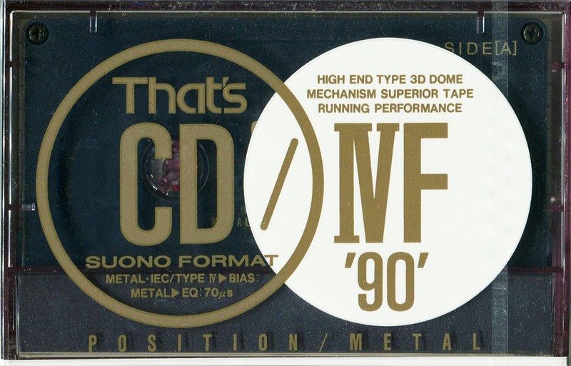 Compact Cassette Thats CD-IVF 90 Type IV Metal 1990 Japan
