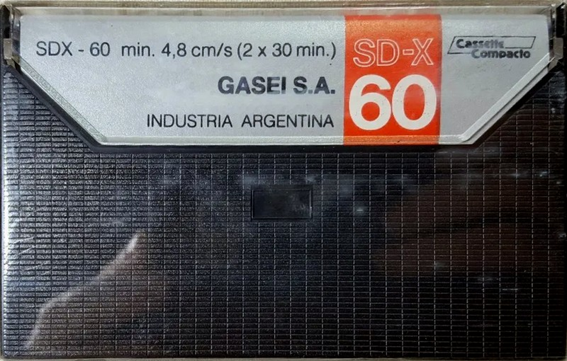 Compact Cassette Sekai 60 "SD-X" Type I Normal Argentina