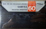 Compact Cassette Sekai 60 "SD-X" Type I Normal Argentina