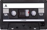Compact Cassette TDK SA 54 Type II Chrome 1985 Japan