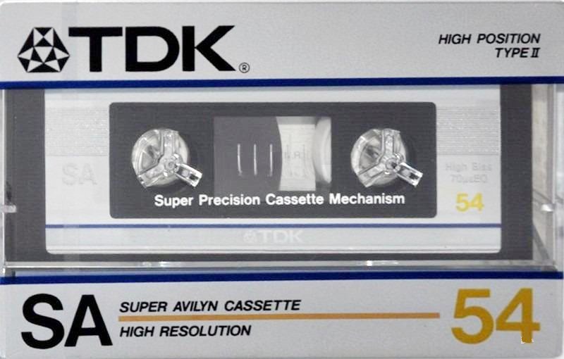 Compact Cassette: TDK  - SA 54