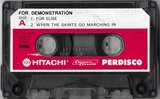 Compact Cassette Hitachi "Perdisco" Demonstration Tape Japan