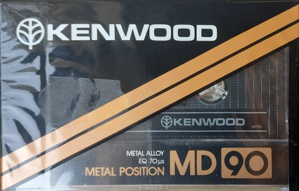 Compact Cassette Kenwood MD 90 Type IV Metal 1982 Worldwide