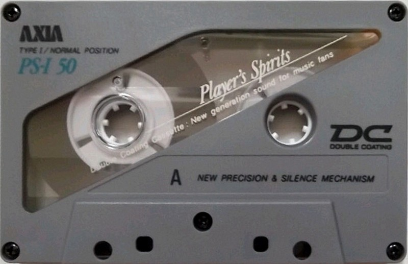 Compact Cassette AXIA PS-I / PS-1 50 "PS-1 B 50" Type I Normal 1991 Japan