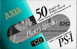 Compact Cassette AXIA PS-I / PS-1 50 "PS-1 B 50" Type I Normal 1991 Japan