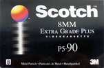 Video8, Hi8, Digital8 Scotch 90 Type IV Metal 1993 North America