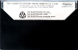 Compact Cassette TDK KR Krom 120 Type II Chrome 1973 Europe, USA