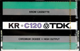Compact Cassette TDK KR Krom 120 Type II Chrome 1973 Europe, USA