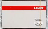 Compact Cassette Lanier 60 "Dictation tape-pak" Dictating Cassette 1988 USA