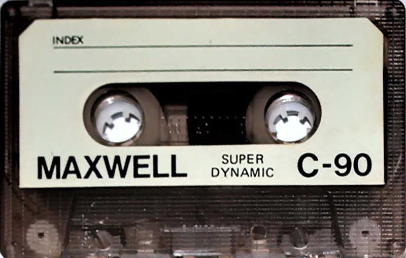 Compact Cassette Maxwell 90 Type I Normal 1976 Hong Kong