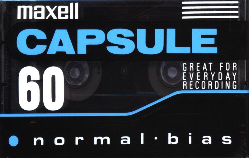Compact Cassette Maxell Capsule 60 Type I Normal 1992 North America