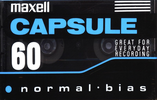 Compact Cassette Maxell Capsule 60 Type I Normal 1992 North America