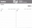 Compact Cassette Konica XR 10 "XR1" Type I Normal 1993 Japan