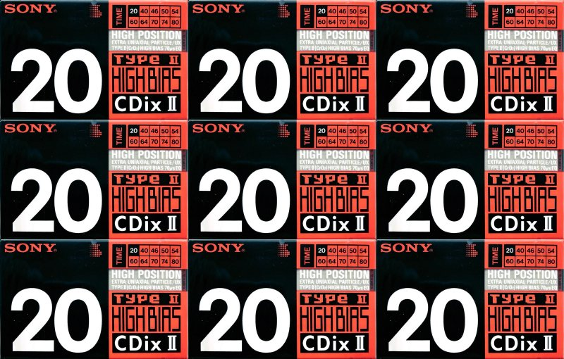 Compact Cassette: Sony  - CDix II 20