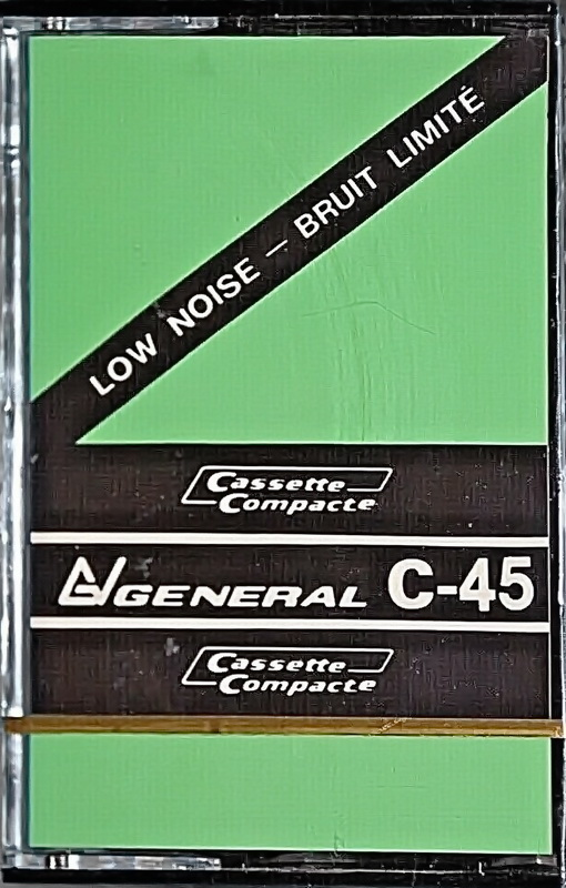 Compact Cassette General 45 Type I Normal 1980 Canada