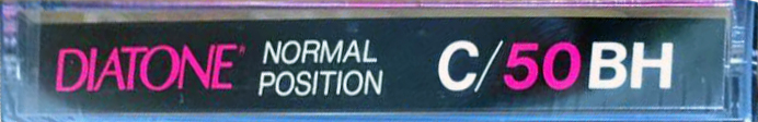 Compact Cassette Diatone BH 50 Type I Normal 1984 Japan