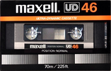 Compact Cassette Maxell UD 46 Type I Normal 1980 Europe