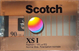 Compact Cassette Scotch XS I 90 Type I Normal 1987 Worldwide