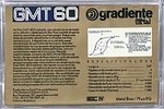 Compact Cassette Gradiente GMT 60 Type IV Metal Latin America