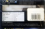Compact Cassette Sonotech Sonic 60 Type I Normal Southern Africa