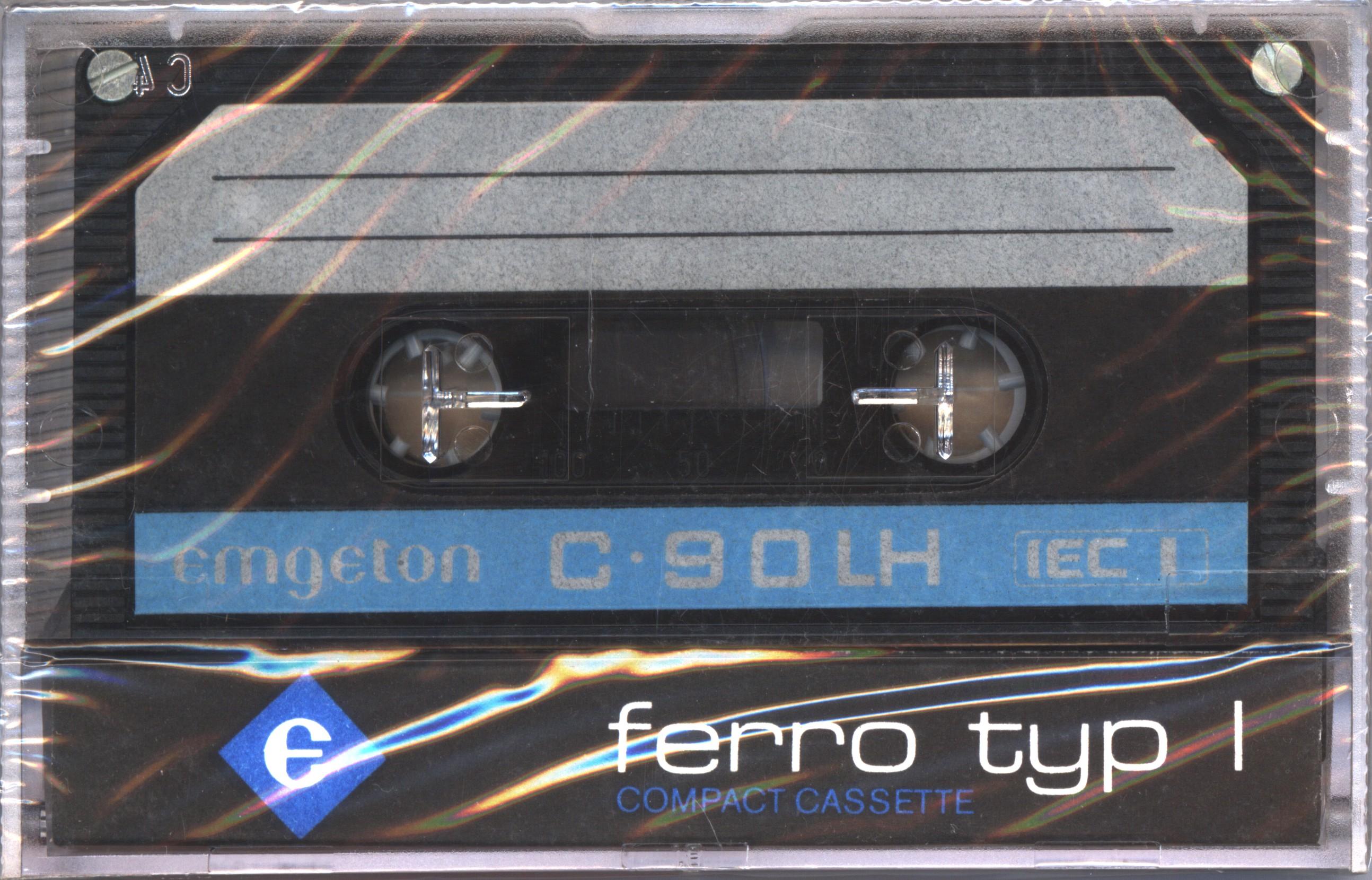 Compact Cassette Emgeton LH 60 Type I Normal 1987 Czechoslovakia